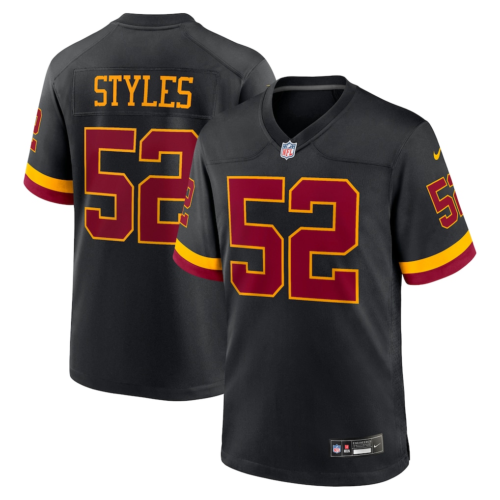Men Washington Commanders #52 Sonny Styles black Nike 2026 NFL Jersey->washington commanders->NFL Jersey